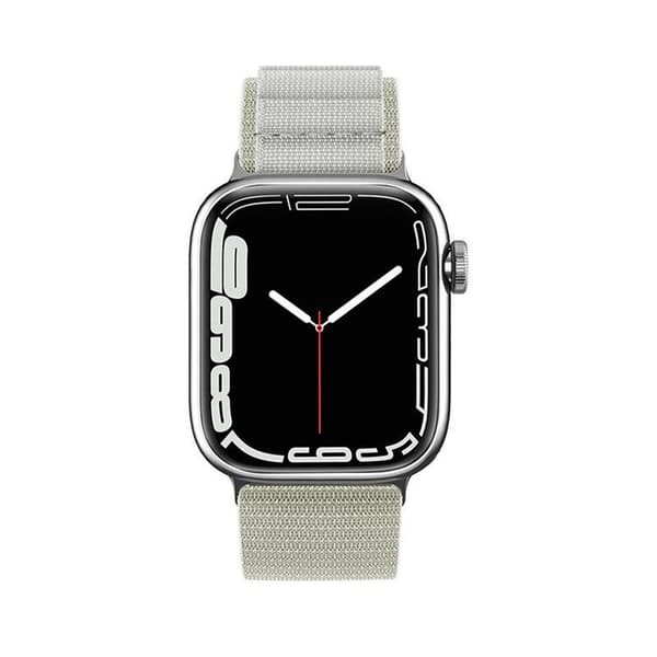 Apple Watch 4/5/6/7/8/SE (38/40/41mm) Armband Alpine - Silver Silver