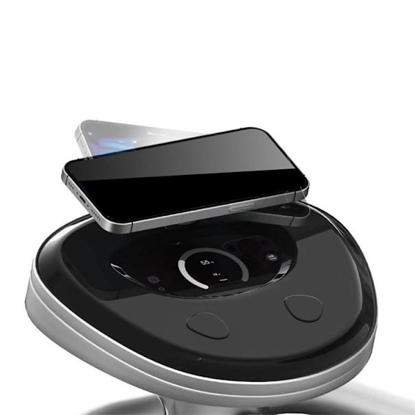 Mobilhållare Dual Magnetic 360 Degree Rotating - Svart Svart