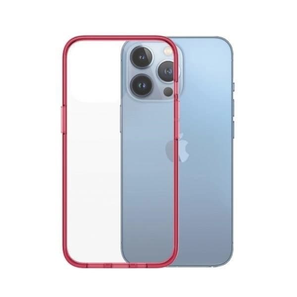 PanzerGlass Mobilskal till iPhone 13 Pro Antibacterial - Transparent/Rosa Transparent