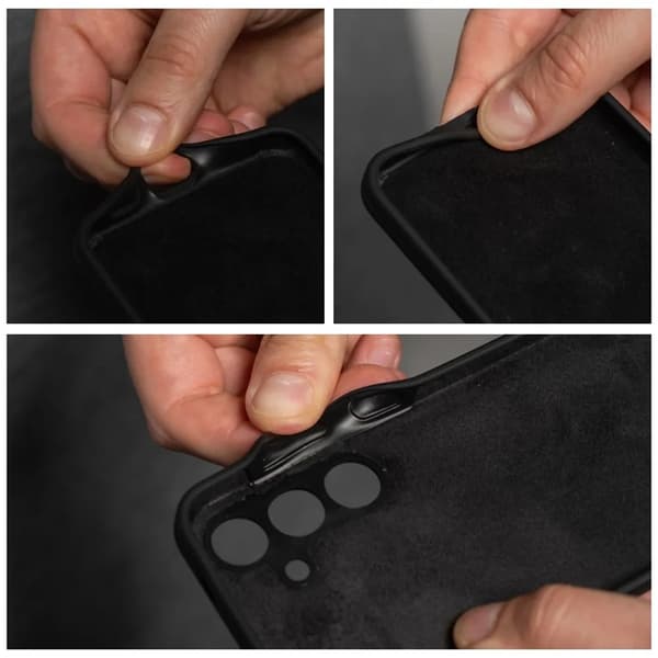 Mobilskal till Galaxy A16 5G/4G Silicone 2mm - Svart Black