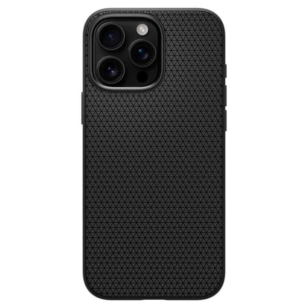 Spigen telefontaske til iPhone 16 Pro Max Magsafe Liquid Air „T“ - Mat sort Svart