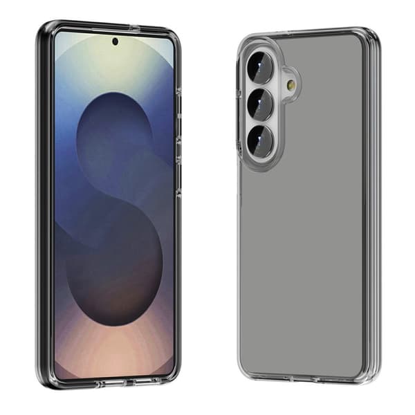 Mobilskal för Samsung Galaxy S26 Plus PC + TPU Stöttålig - Grå Transparent