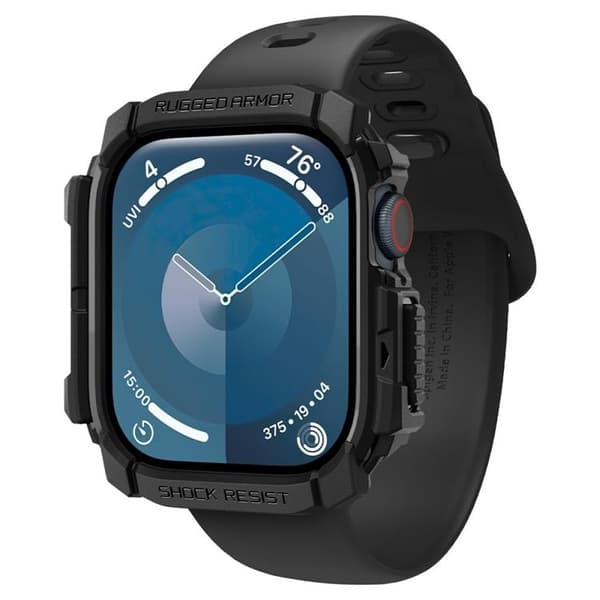 Spigen Apple Watch 42mm Series 10 Etui Robust Armour - Sort