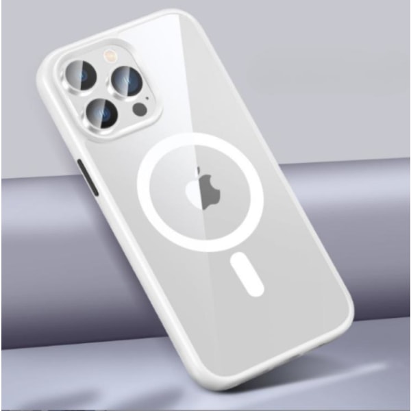 Magneettinen iPhone 14 Pro Max Case Magsafe - valkoinen