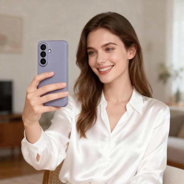 Tech-Protect Pung Etui Til Galaxy S26 Smart - Lilla Lila