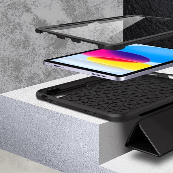 Tech-Protect iPad 10.9 2022 Taske Endurance - Sort Svart