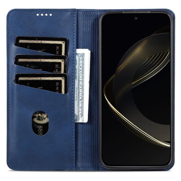 AZNS Oppo Find X9 Pro 5G Plånboksfodral Konstläder - Blå