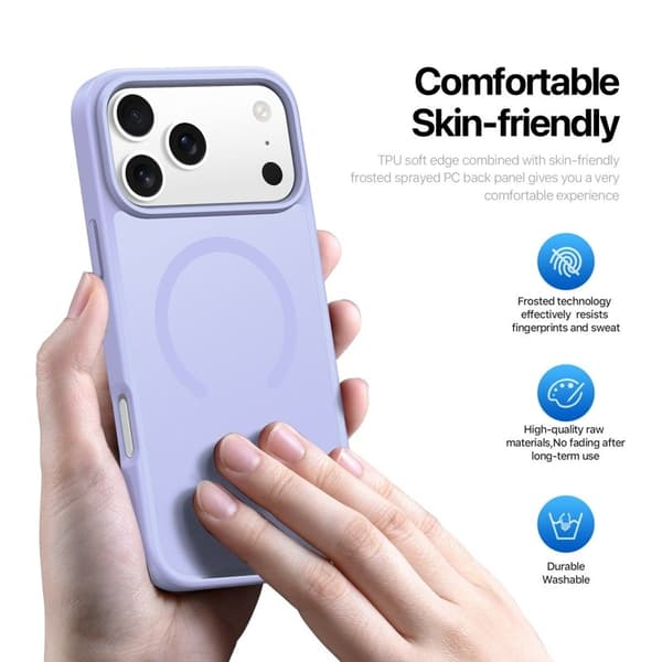 DUX DUCIS Yind Series Mobilskal till iPhone 17 Pro Max TPU + PC - Lila