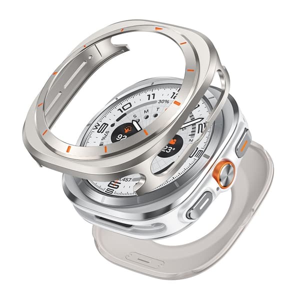 Galaxy Watch Ultra (47mm) Skal Aluminum - Grå/Titanium Grå