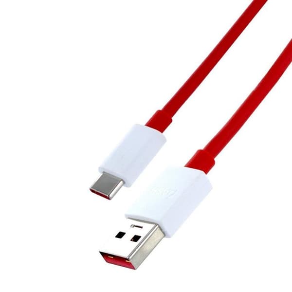 OnePlus USB-A Till USB-C 4A Kabel 1m Bulk - Röd Röd