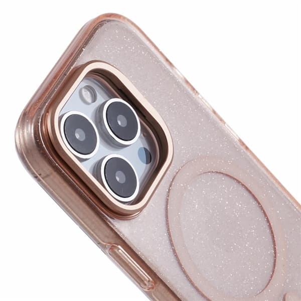 KIGC Mobilskal till iPhone 16 Pro Max MagSafe Epoxy Kickstand - Guld Guld