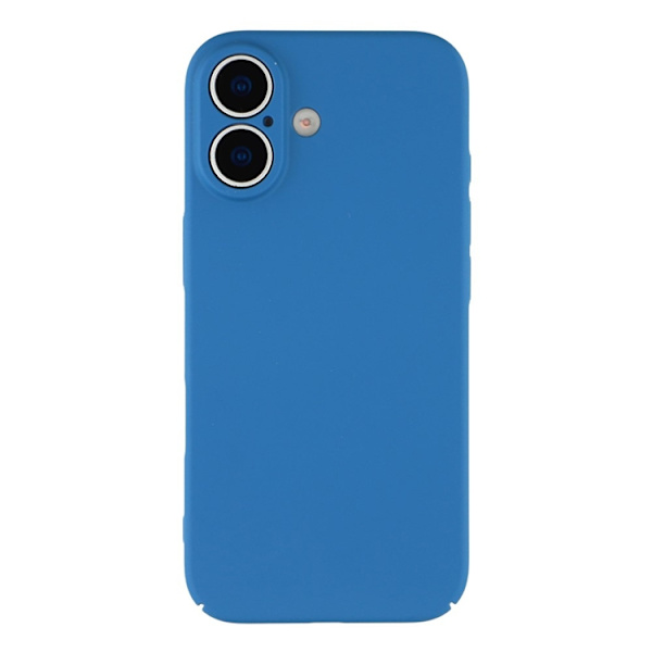 Mobilskal till iPhone 17 Skin-Touch Rubberized Hard PC - Blå Blå