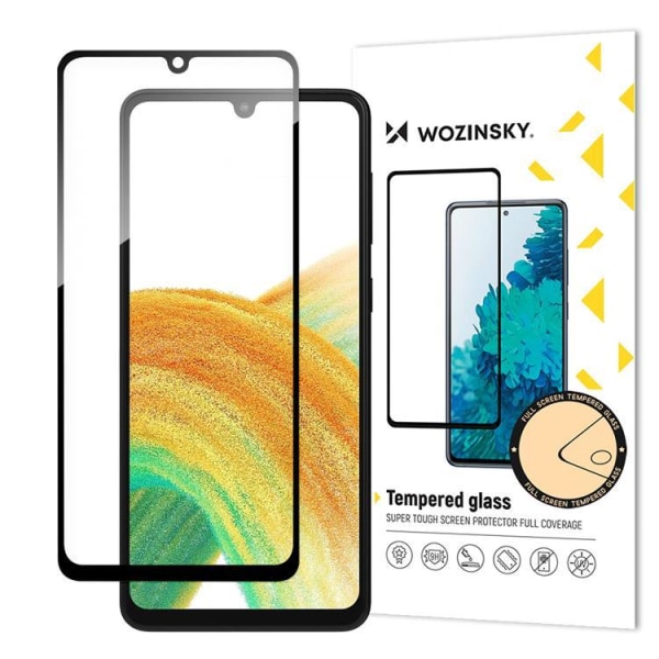 Wozinsky Galaxy A34 5G Härdat Glas Skärmskydd Full Glue
