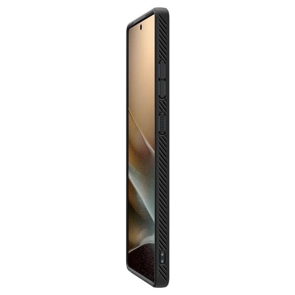Spigen telefontaske til Galaxy S25 Ultra Liquid Air - Mat Sort Svart