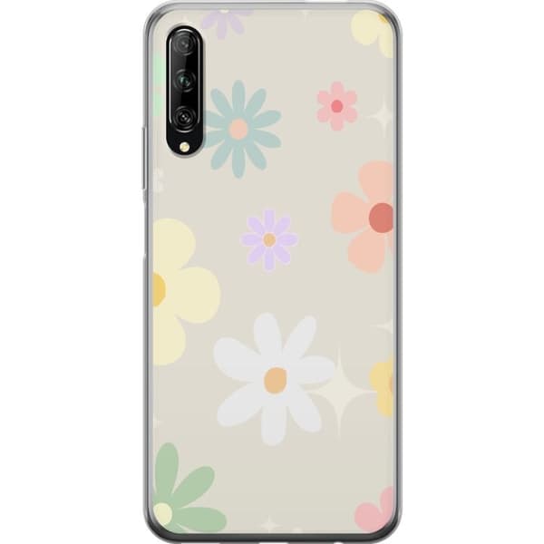 Mobilskal till Huawei P smart Pro 2019 med fejdande blommor