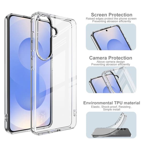Imak Mobilskal för Samsung Galaxy S26 Mjuk TPU - Transparent