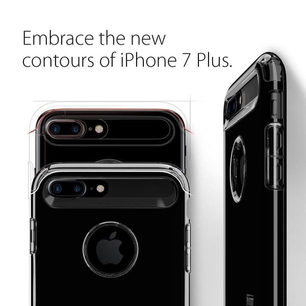SPIGEN Slim Armor Skal till Apple iPhone 7 Plus - Jet Black Svart