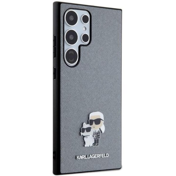 Karl Lagerfeld Galaxy S24 Ultra Mobilskal Saffiano Metal Pin