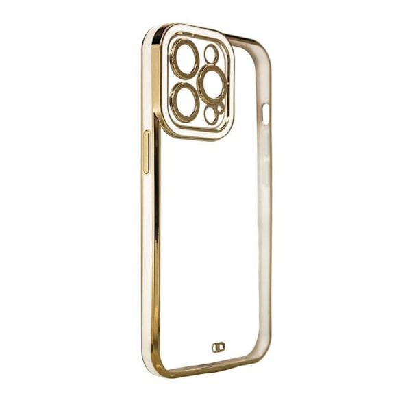 Galaxy A12 Skal Gold Frame - Vit Vit