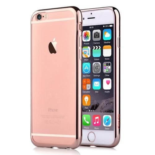 Devia 0.8mm Flexicase Skal till Apple iPhone 6(S) Plus - Rose Gold Roséguld