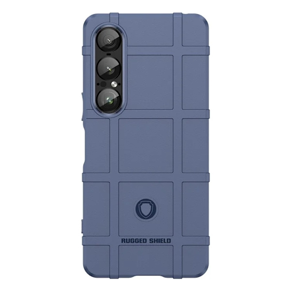 Mobilskal till Sony Xperia 1 VII Grid Scratch-Proof - Blå Blå
