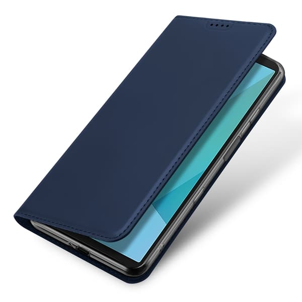 DUX DUCIS Skin Pro Sony Xperia 10 VII Plånboksfodral KonstLäder - Blå Blå