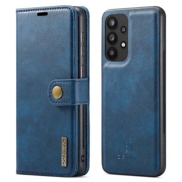 DG.MING Folio Flip irrotettava lompakkokotelo Galaxy A33 5G - sininen