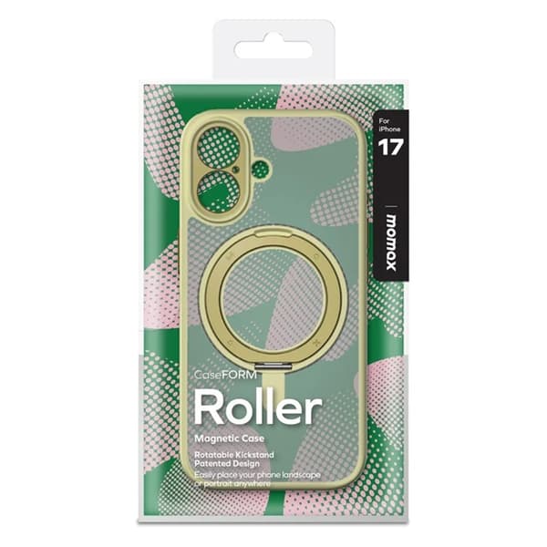 MOMAX Mobilskal till iPhone 17 Magsafe Matte MRAP25 - Gul Gul