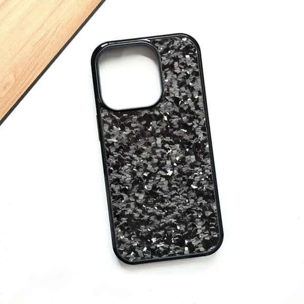Mobilskal till iPhone 15 Pro Max Aramid Fiber Forged - Silver Silver