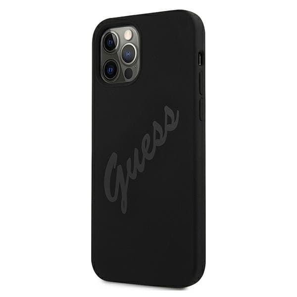 Guess iPhone 12 Pro Max Skal Script Vintage - Svart Svart