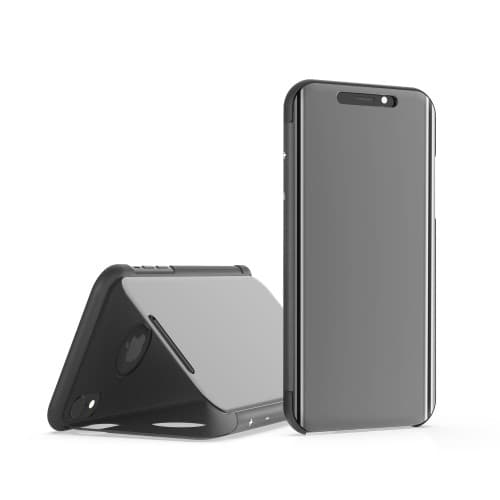Electroplating Mirror View -kotelo iPhone XS MAX - Valkoinen White