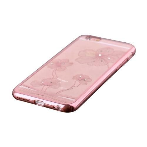 Comma Cover med Swarovski-sten til iPhone 6 / 6S - Rose Gold Roséguld