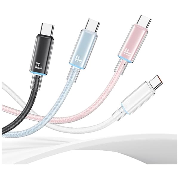 Usams USB-A til USB-C Kabel 1.2m Cloud - Blå Blå