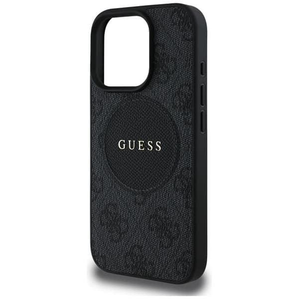 Guess Mobilskal till iPhone 16 Pro Max MagSafe 4G Circle - Svart Svart
