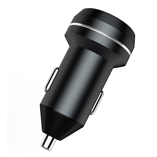 Champion - Dual USB Laddare 12/24V 4.8A - Svart Svart