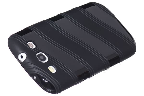 Wave FlexiCase -kotelo Samsung Galaxy S3 i9300:lle (musta) Black