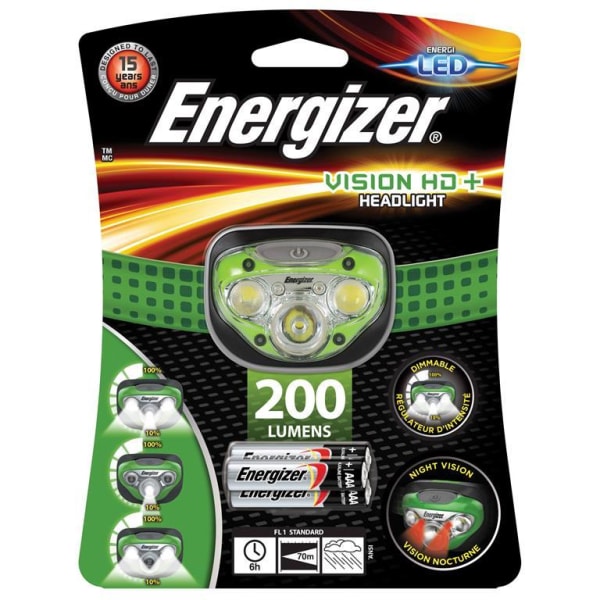 Energy ENERGIZER Pannlampa Vision HD 3/2 LED 200 Lumen