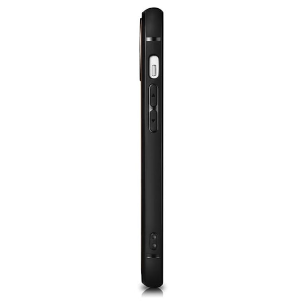 iCarer iPhone 14 Pro Max Skal Äkta Läder - Svart Svart