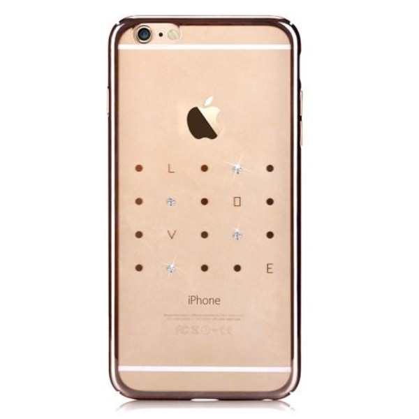 Devia Crystal Love Cover til Apple iPhone 6 (S) Plus - Guld Yellow