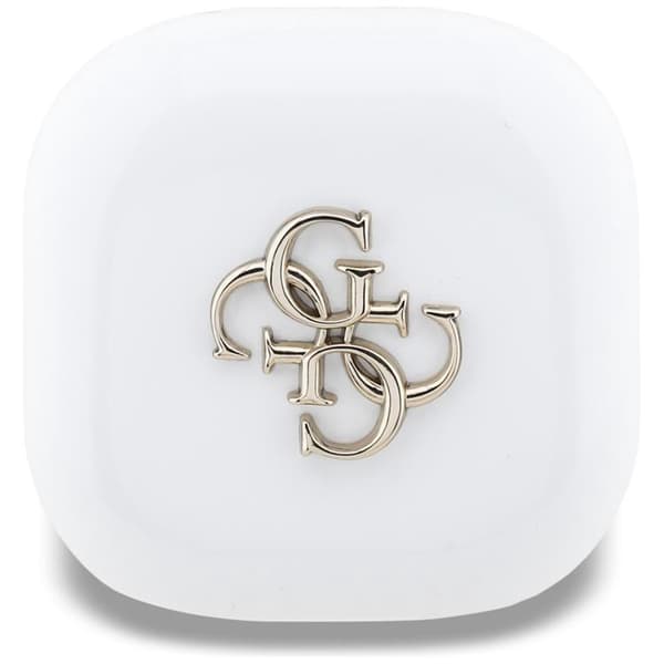Guess TWS In-Ear Hörlurar Bluetooth 4G Metal Logo - Vit