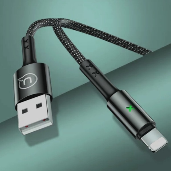 Ugreen USB-C till USB-A kabel 1m 3A Svart Svart