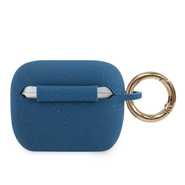 Guess Skal AirPods Pro Silicone Glitter - Blå Blå