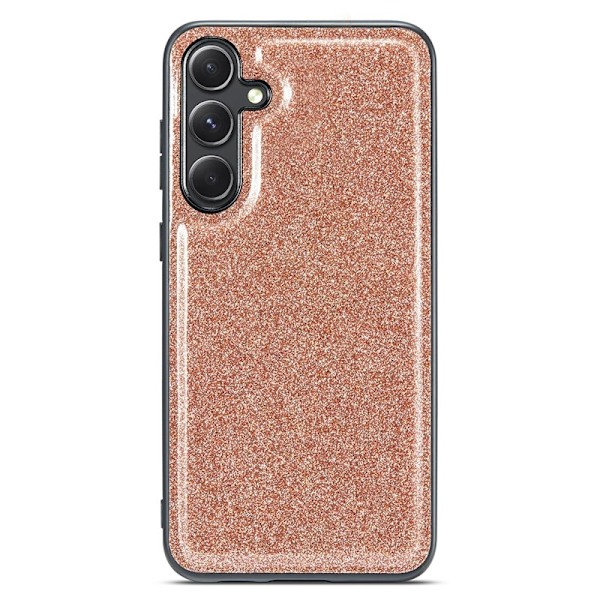 DG.MING Back Shell Mobilskal till Samsung Galaxy S23 FE Glitter Guld