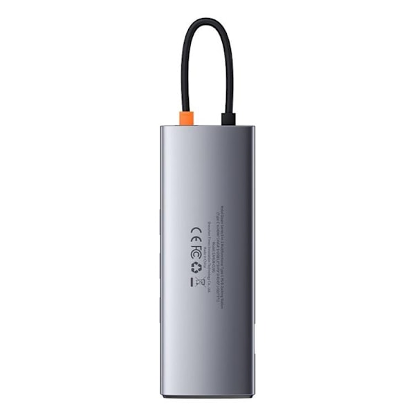 [9in1] Baseus HUB Multifunctional 100W - Grå