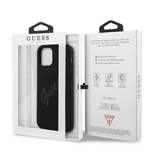 Guess Skal iPhone 12 Mini Script Vintage - Musta Black