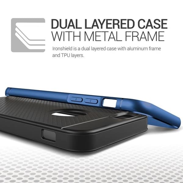 Verus Iron Shield Aluminium Metalrammeetui til Apple iPhone 6 (S) Plus (Blå) Blue