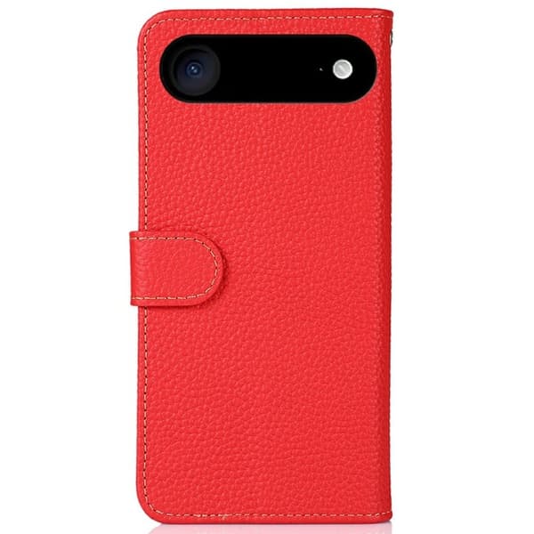 KHAZNEH iPhone Air Plånboksfodral Äkta läder - Röd