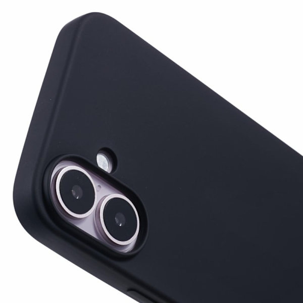 X-LEVEL Mobilskal till iPhone 16 Plus Smooth Soft TPU - Svart