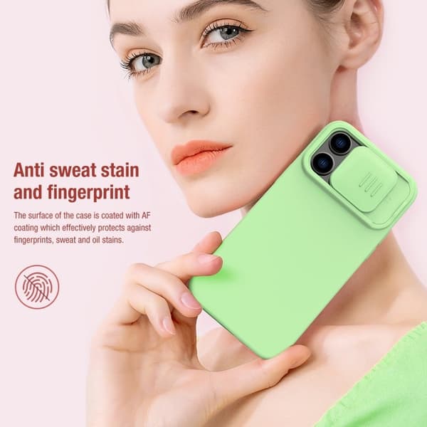 NILLKIN Mobilskal till iPhone 14 Pro Skydd för Kamera Blå