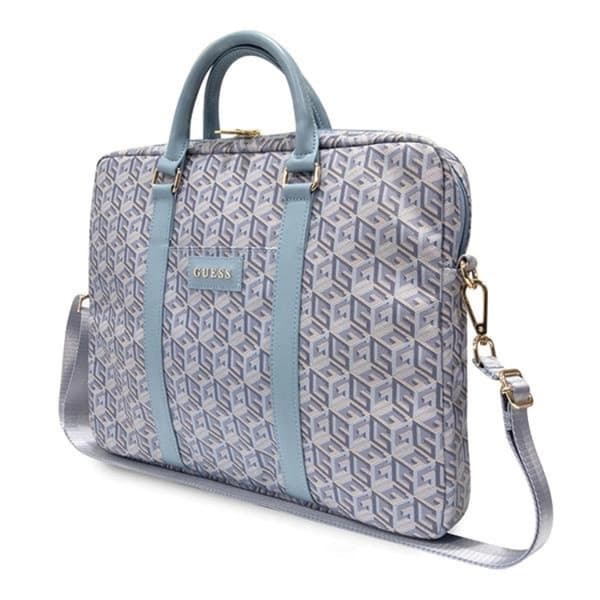 Guess Datorfodral 16'' GCube Stripes - Blå Blå
